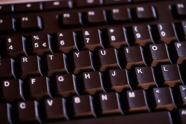 Siyah Klavye Ayrıntısı