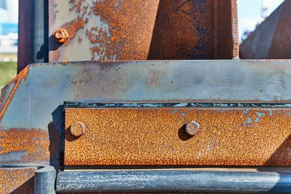 Rusty struttura metallica industriale — Foto Stock