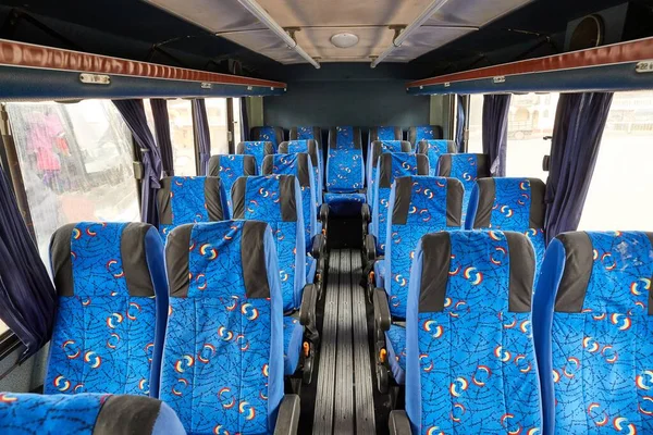 Sedili interni bus — Foto Stock