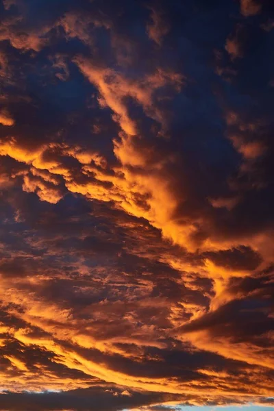 Céu por do sol nuvens — Fotografia de Stock