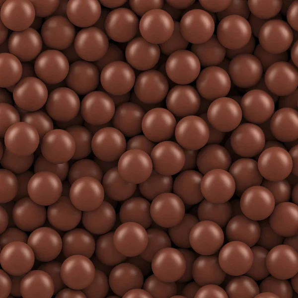 Bolas de chocolate fundo —  Vetores de Stock