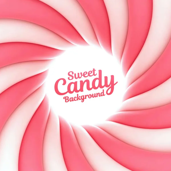 Süße Bonbons Hintergrund mit Platz für Ihre Inhalte — Stockvektor