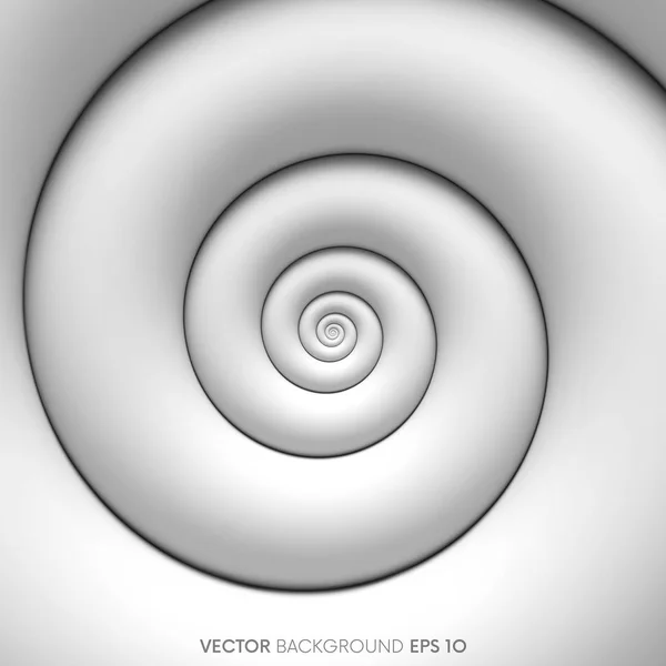 Fibonacci espiral fondo abstracto blanco — Vector de stock