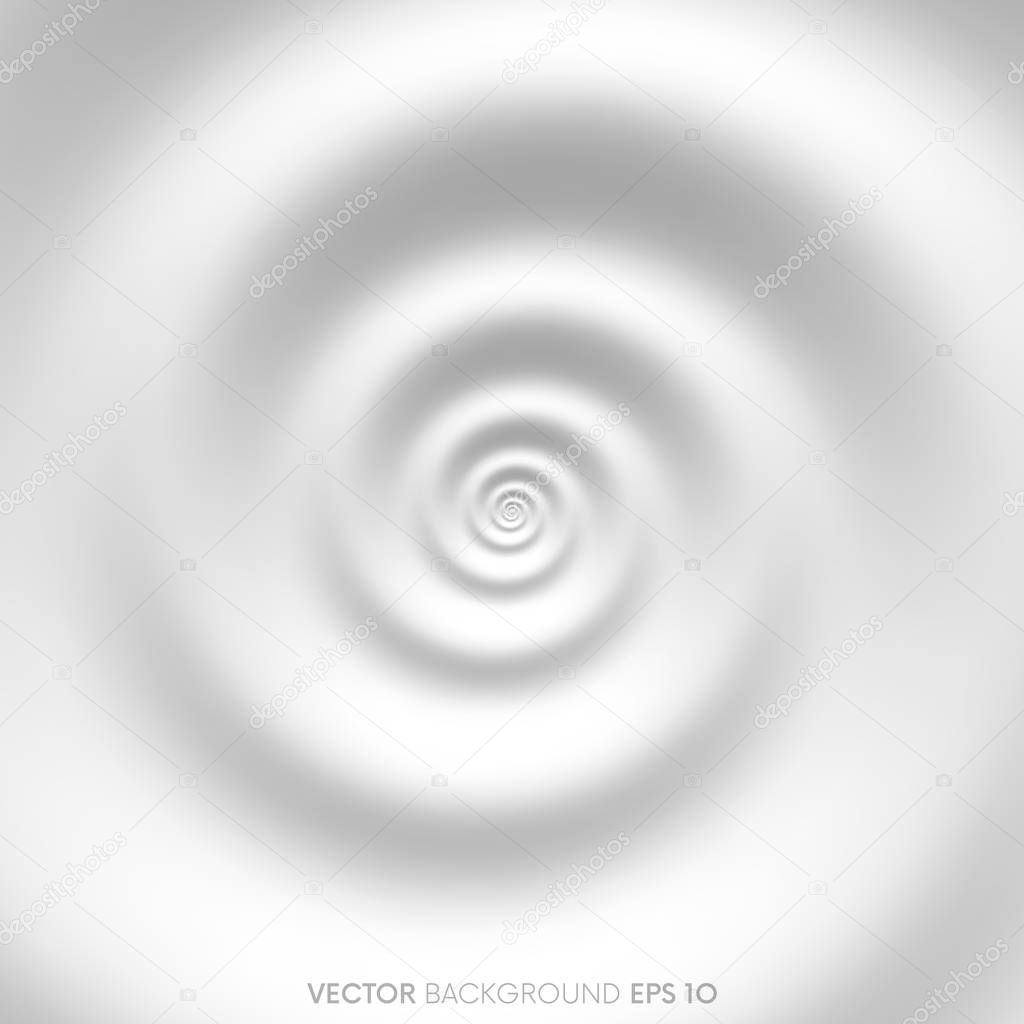 Fibonacci spiral white abstract background