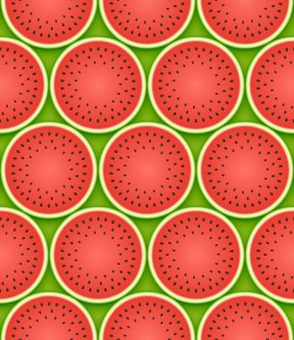 Dikişsiz karpuz desen