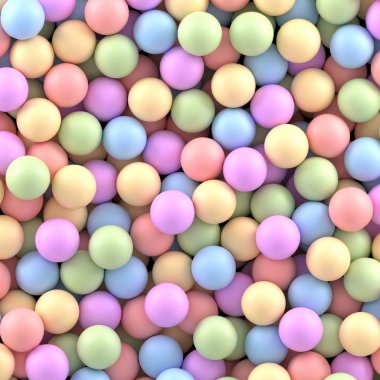 Colorful balls background