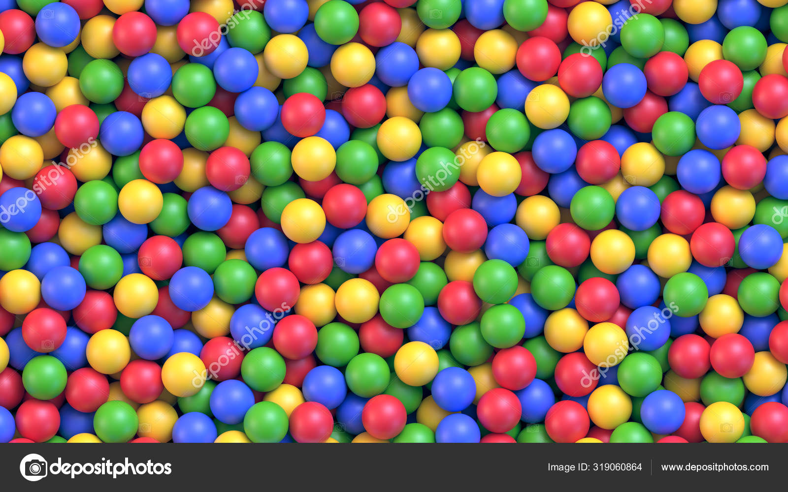 Fundo de muitas bolas coloridas de plástico na piscina de bolas em uma sala  de jogos para crianças