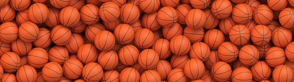 Basketball balls background — Stock Vector