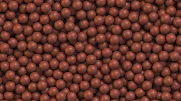 Fondo bolas de chocolate — Vector de stock