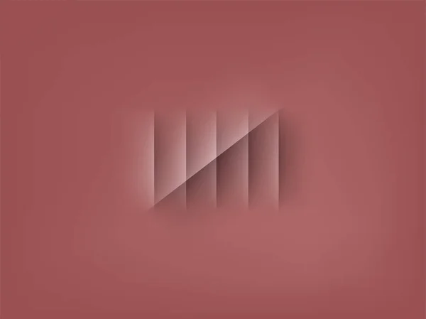 Symmetriekratzer auf roter Metallplatte, rote Textur abstrakte Tapete — Stockvektor
