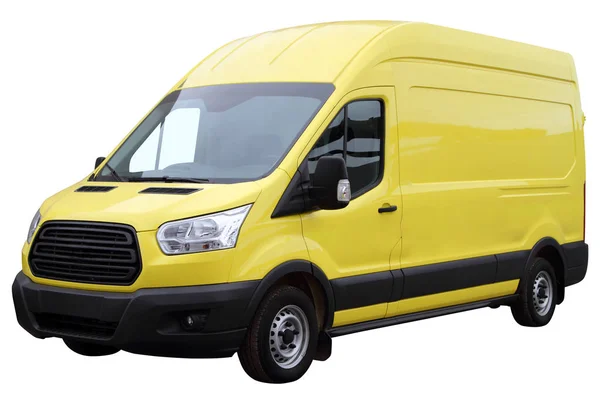 Modern yellow van. — Stock Photo, Image