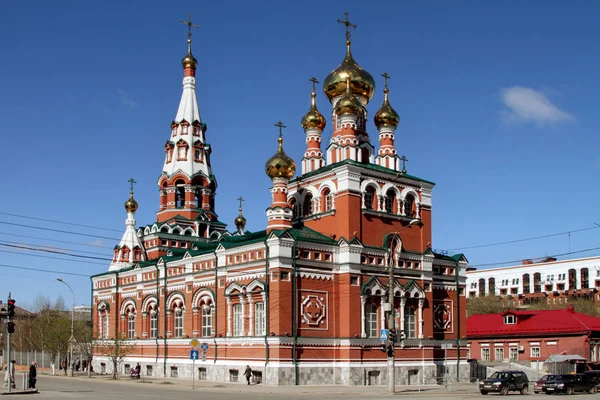 The Church of the ascension (Feodosyevskaya Church) in Perm. Rus — Stock Photo, Image