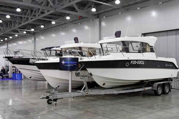 Stand d'exposition de NORD BOAT dans l'exposition Crocus Expo à M — Photo