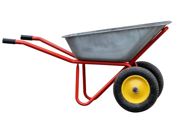 Garden hand truck isolated on white background. — Stock Photo, Image
