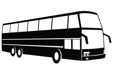 Modern Seyahat otobüs.