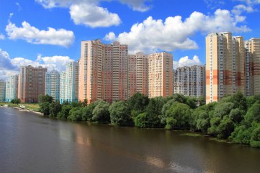 Modern konut kompleksi.