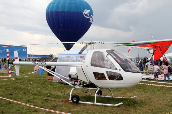 Helicopter Orlan at the International Aviation and Space Salon ( — Stock Photo, Image
