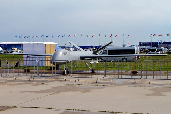 Multi-purpose unmanned aerial vehicle Wing Loong at the Internat — Stock Photo, Image