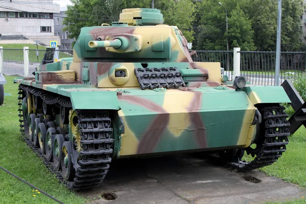 Medium T III Tank (Germany) on grounds of weaponry exhibition in — Stock Photo, Image