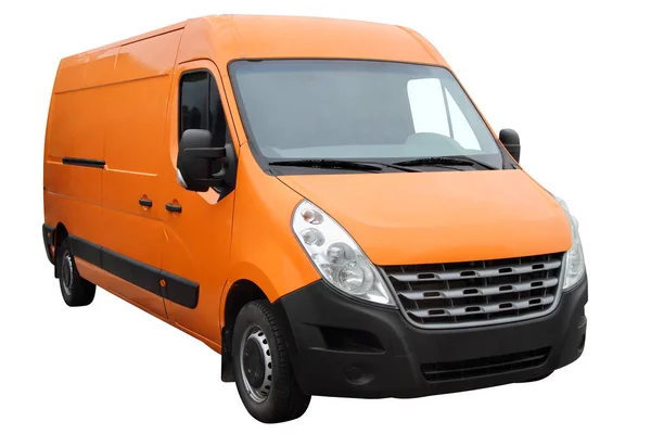 Modern Orange van. — Stock Photo, Image