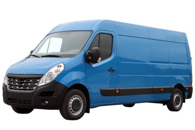 Modern mavi van.