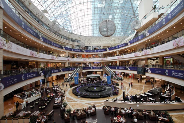 Afimall City Shopping Center in the business center of Moscow. — Stock Photo, Image