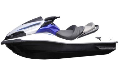 Modern mavi jet-ski.