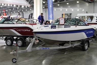 10 Uluslararası boat show, Moskova için zafer Yatlar. Rusya.