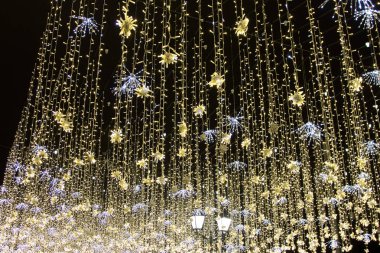 Arka plan-dekoratif aydınlatma.