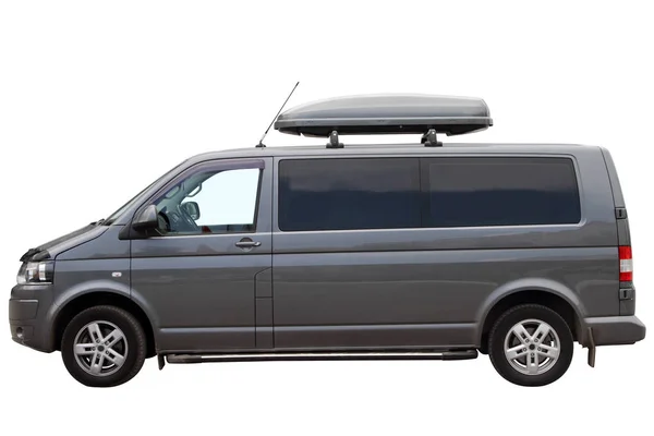 Modern gray minivan. — Stock Photo, Image