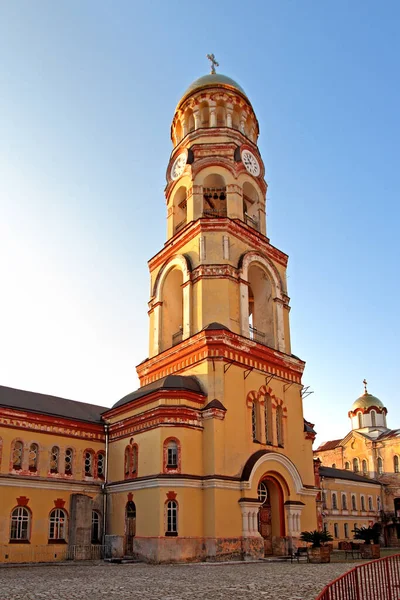 Bell Tower Novoafonsky Monastery Largest Religious Building Abkhazia — Stock Photo, Image