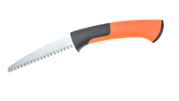 Hand saw on white background — Stock Photo, Image