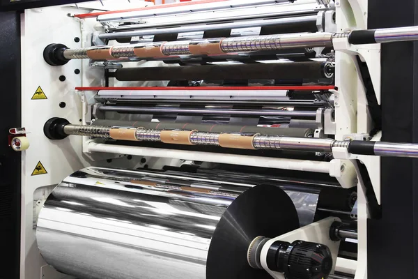 Machine for cutting rolls — Stock Photo, Image