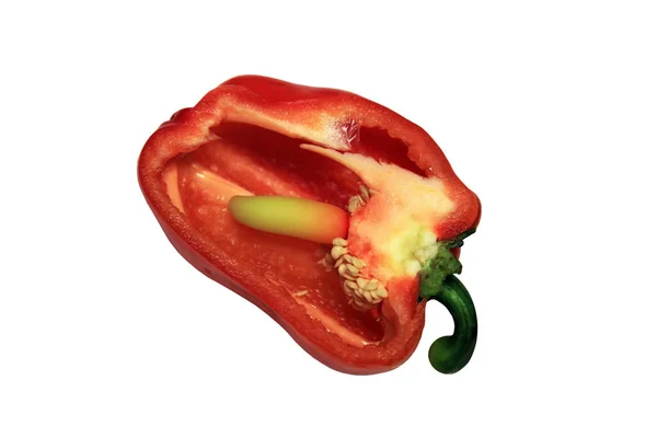 Paprika, gesneden in — Stockfoto