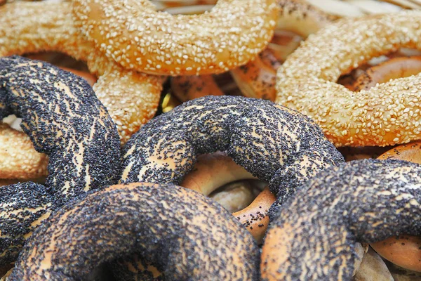 Läckra färska bagels — Gratis stockfoto