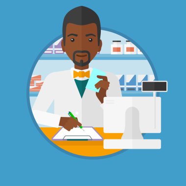 Eczacı yazma reçete.