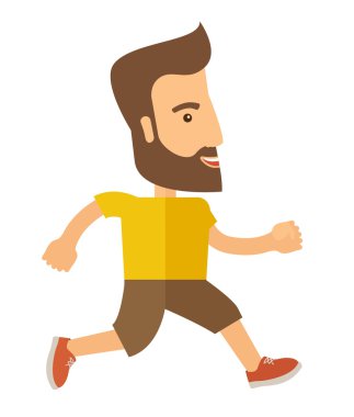 Man do jogging