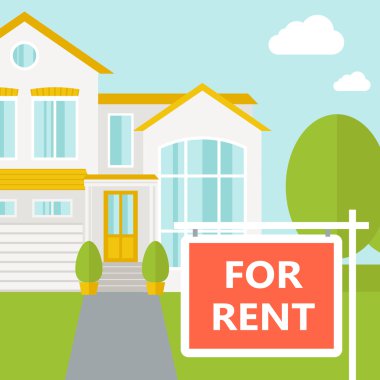 The house for rent.