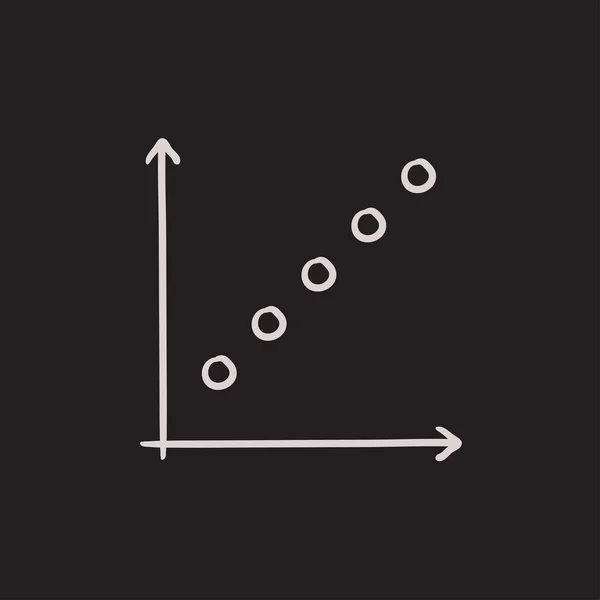 Wachstumsdiagramm-Ikone. — Stockvektor