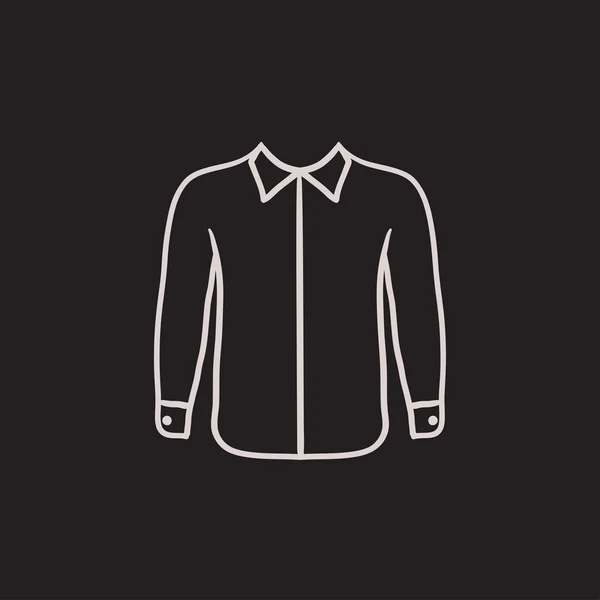 Camisa icono de boceto . — Archivo Imágenes Vectoriales