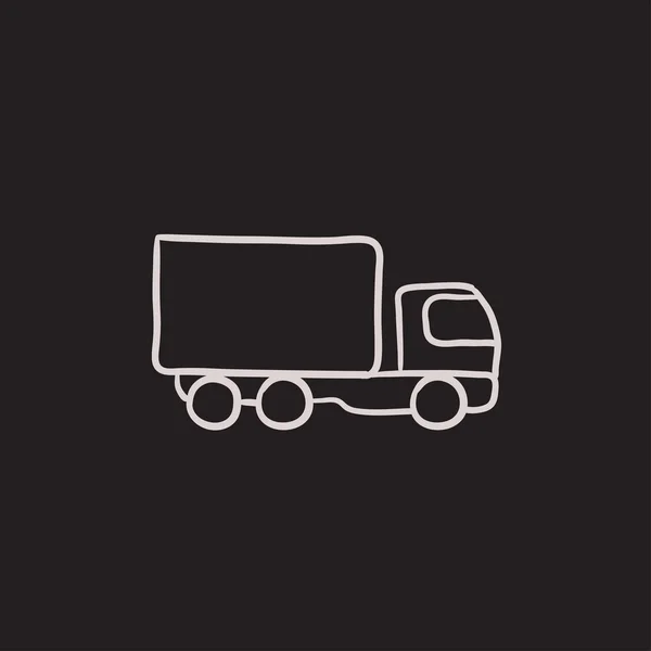 Иконка грузовика . — стоковый вектор