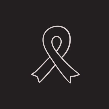 Kurdele kroki simgesi.