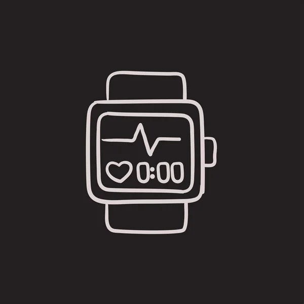 Smartwatch-Ikone. — Stockvektor
