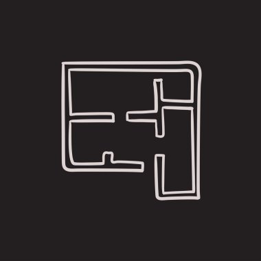 Ev kroki simge yerleşimi.