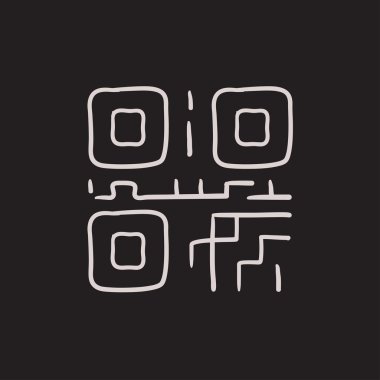 QR kodu kroki simgesini.