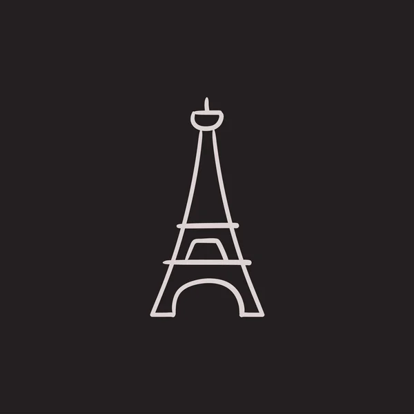 Ikone des Eiffelturms. — Stockvektor