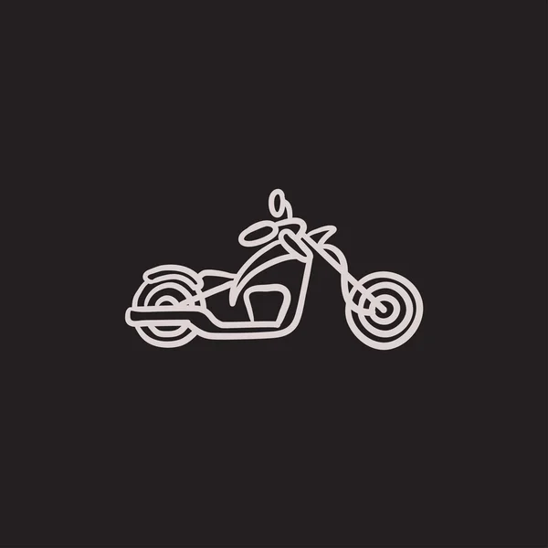 Иконка мотоцикла . — стоковый вектор