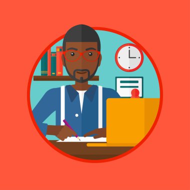 Öğrenci dizüstü eğitim için kullanma.