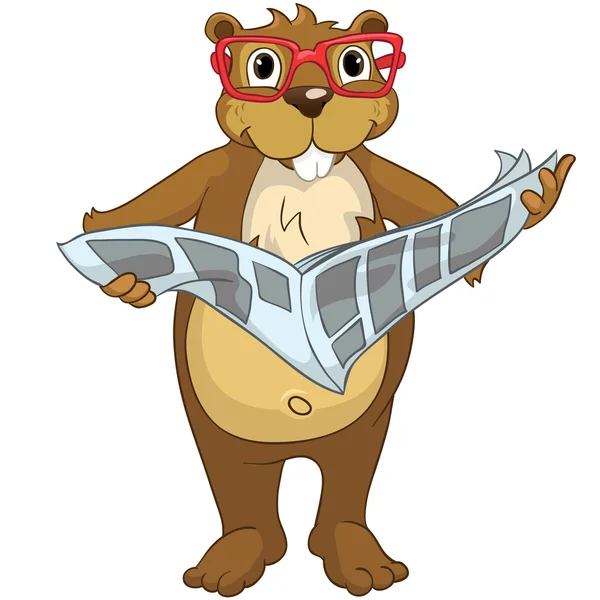 Beaver personnage de bande dessinée — Photo