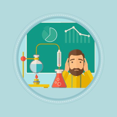 Laboratuar sınıfında çalışma öğrenci.